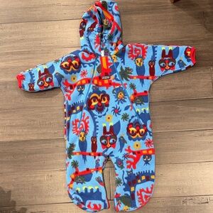 Patagonia Colorful Owl Print Kids One Piece